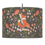 Foxy Mama 16" Drum Pendant Lamp - Fabric