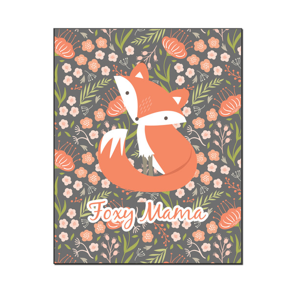 Custom Foxy Mama Wood Print - 16x20