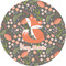 Foxy Mama 2" Multipurpose Round Labels - Single Sticker