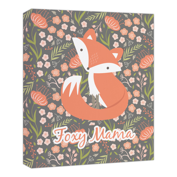 Custom Foxy Mama Canvas Print - 20x24