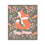 Foxy Mama Wood Print - 20x24