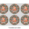 Foxy Mama 3" Multipurpose Round Labels - Sheet