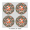 Foxy Mama 4" Multipurpose Round Labels - Sheet