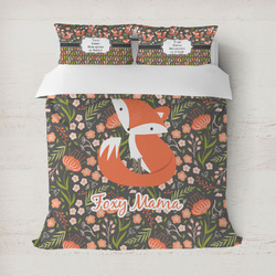 Foxy Mama Duvet Cover Set - Full / Queen