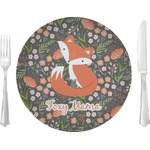 Foxy Mama 10" Glass Lunch / Dinner Plates - Single or Set