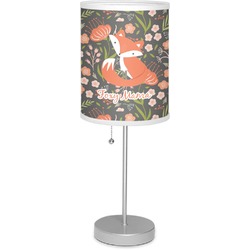 Foxy Mama 7" Drum Lamp with Shade Linen