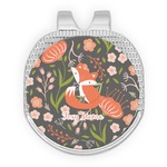 Foxy Mama Golf Ball Marker - Hat Clip - Silver