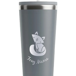 Foxy Mama RTIC Everyday Tumbler with Straw - 28oz - Grey - Double-Sided