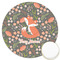 Foxy Mama Icing Circle - Large - Front