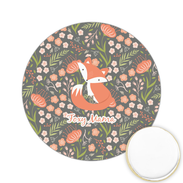 Custom Foxy Mama Printed Cookie Topper - 2.15"