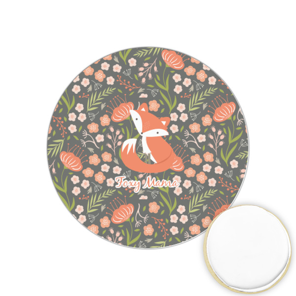 Custom Foxy Mama Printed Cookie Topper - 1.25"