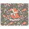 Foxy Mama Indoor / Outdoor Rug - 8'x10' - Front Flat