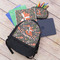 Foxy Mama Large Backpack - Black - With Stuff