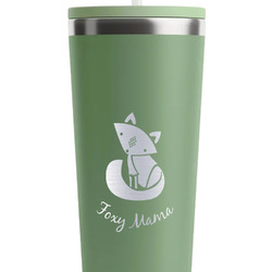 Foxy Mama RTIC Everyday Tumbler with Straw - 28oz - Light Green - Double-Sided