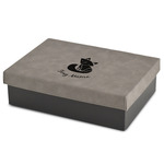 Foxy Mama Medium Gift Box w/ Engraved Leather Lid