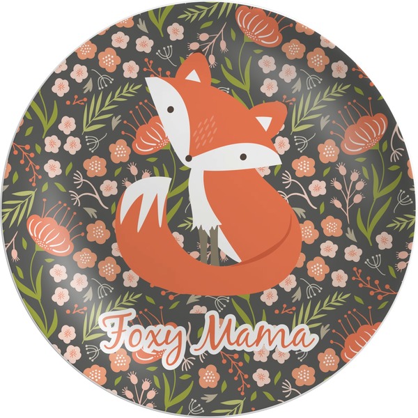 Custom Foxy Mama Melamine Plate