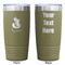 Foxy Mama Olive Polar Camel Tumbler - 20oz - Double Sided - Approval