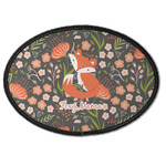 Foxy Mama Iron On Oval Patch