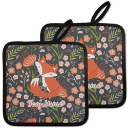 Foxy Mama Pot Holders - Set of 2