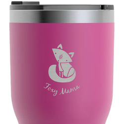 Foxy Mama RTIC Tumbler - Magenta - Laser Engraved - Double-Sided