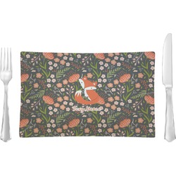 Foxy Mama Glass Rectangular Lunch / Dinner Plate