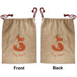 Foxy Mama Santa Sack - Front & Back