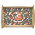 Foxy Mama Natural Wooden Tray - Small