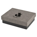 Foxy Mama Small Gift Box w/ Engraved Leather Lid