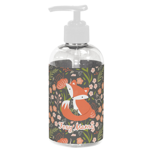 Custom Foxy Mama Plastic Soap / Lotion Dispenser (8 oz - Small - White)