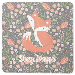 Foxy Mama Square Rubber Backed Coaster