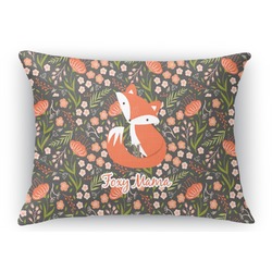 Foxy Mama Rectangular Throw Pillow Case - 12"x18"