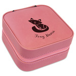 Foxy Mama Travel Jewelry Boxes - Pink Leather