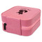 Foxy Mama Travel Jewelry Boxes - Leather - Pink - View from Rear