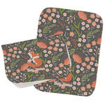 Foxy Mama Burp Cloths - Fleece - Set of 2