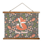 Foxy Mama Wall Hanging Tapestry - Wide