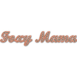 Foxy Mama Name/Text Decal - Large