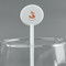 Foxy Mama White Plastic 5.5" Stir Stick - Round - Main