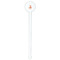 Foxy Mama White Plastic 7" Stir Stick - Round - Single Stick