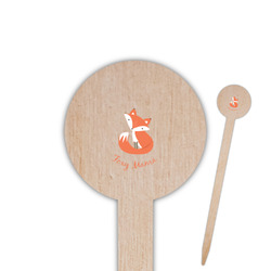 Foxy Mama Round Wooden Food Picks