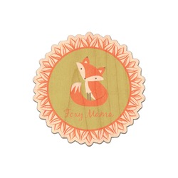 Foxy Mama Genuine Maple or Cherry Wood Sticker