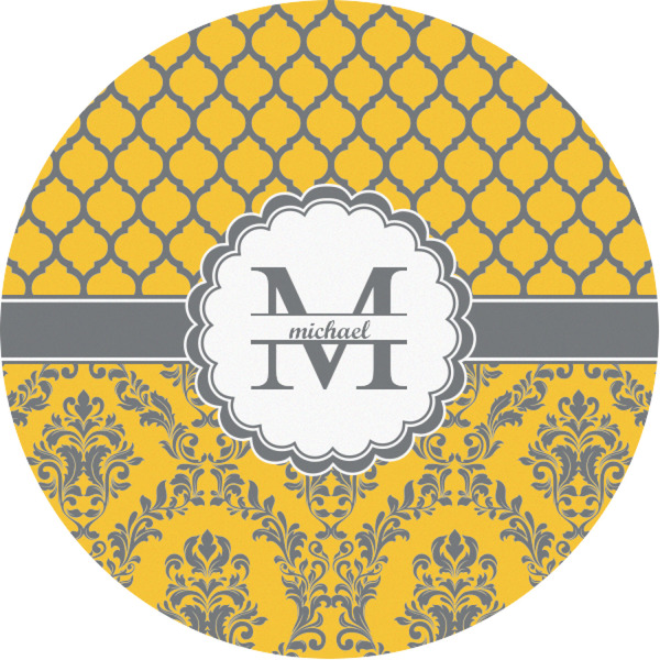 Custom Damask & Moroccan Multipurpose Round Labels - 1" (Personalized)