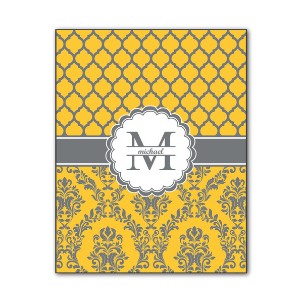 Custom Damask & Moroccan Wood Print - 11x14 (Personalized)