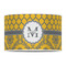 Damask & Moroccan 12" Drum Lampshade - FRONT (Poly Film)