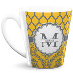 Damask & Moroccan 12 Oz Latte Mug (Personalized)