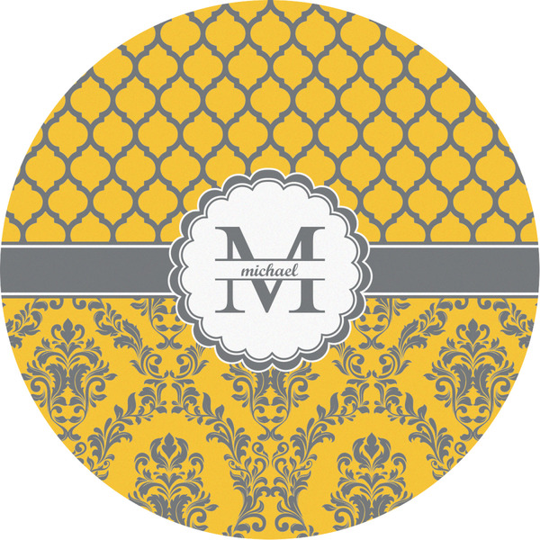 Custom Damask & Moroccan Multipurpose Round Labels - 2" (Personalized)