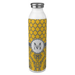 Damask & Moroccan 20oz Stainless Steel Water Bottle - Full Print (Personalized)