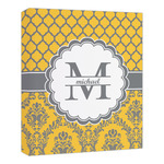 Damask & Moroccan Canvas Print - 20x24 (Personalized)