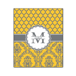 Damask & Moroccan Wood Print - 20x24 (Personalized)