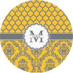 Damask & Moroccan Multipurpose Round Labels - Custom Sized (Personalized)