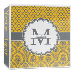 Damask & Moroccan 3-Ring Binder - 2 inch (Personalized)